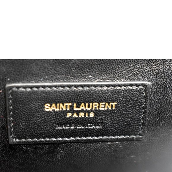 YVES SAINT LAURENT Kate Leather Shoulder Bag Black - Picture 10 of 12
